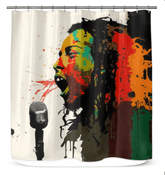 Contemporary NS 968 Shower Curtain enhancing the bathroom with its elegant design